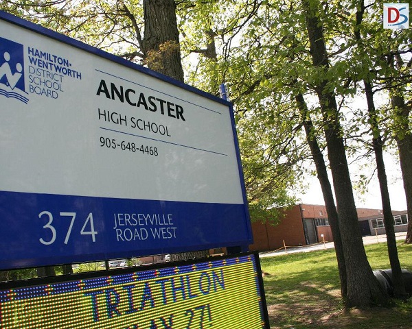 Ancaster High Secondary School, du học Canada