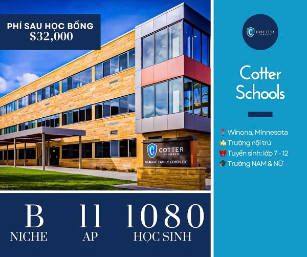 DU HỌC MỸ - COTTER SCHOOLS – Minnesota (MN)