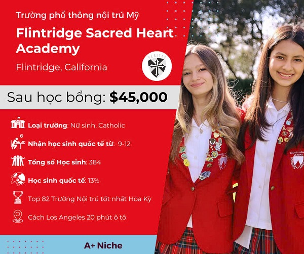 DU HỌC MỸ - FLINTRIDGE SACRED HEART ACADEMY, CALIFORNIA