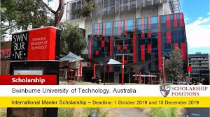 Học bổng sau đại học của Swinburne University of Technology