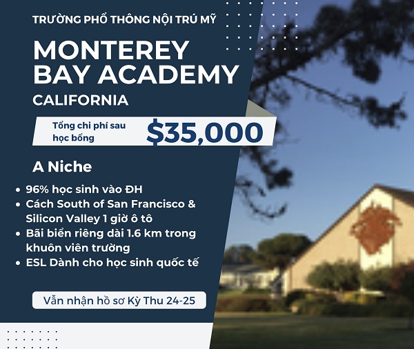 DU HỌC MỸ - MONTEREY BAY ACADEMY, CA