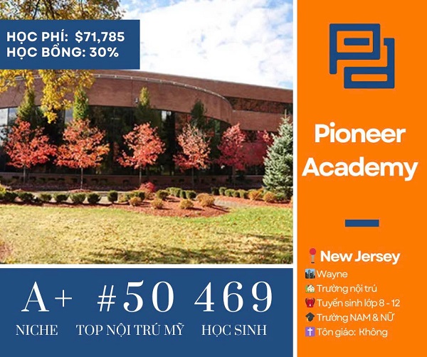 DU HỌC MỸ - PIONEER ACADEMY – New Jersey (NJ)
