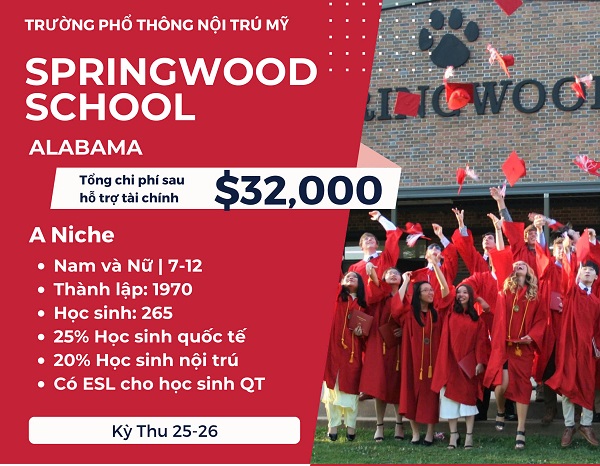 DU HỌC MỸ - SPRINGWOOD SCHOOL, AL