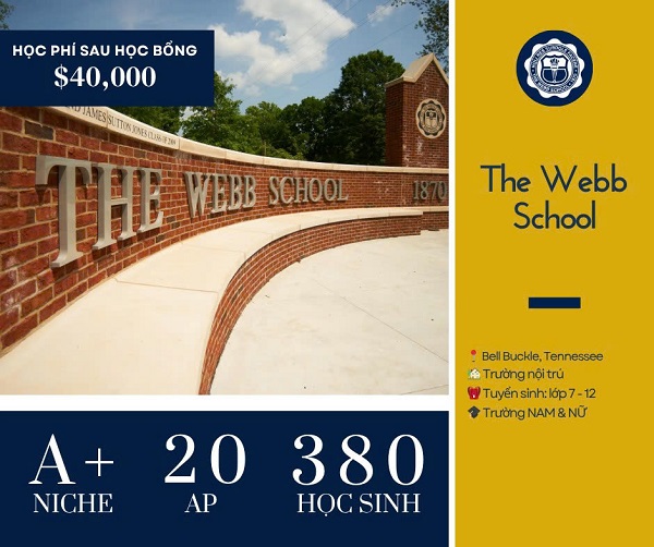 DU HỌC MỸ - THE WEBB SCHOOL, TN