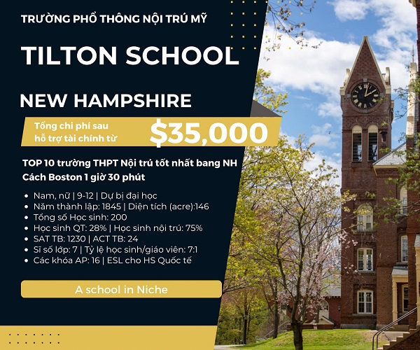 DU HỌC MỸ - TILTON SCHOOL, NH