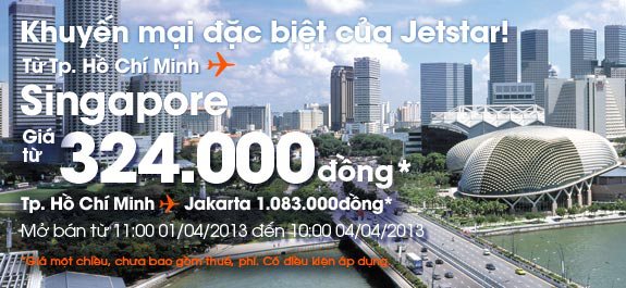 KHUYẾN MẠI ĐẶC BIỆT CỦA JETSTAR!