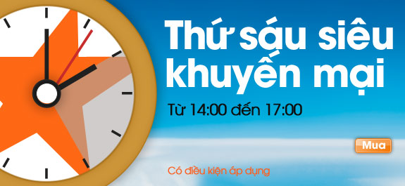 Thứ sáu, siêu khuyến mại hôm nay ngày 05/10/2012 