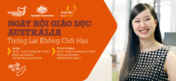 Ngày Hội Thông Tin Giáo Dục Úc: Do Chính Phủ Australia Tổ Chức - Du học Úc