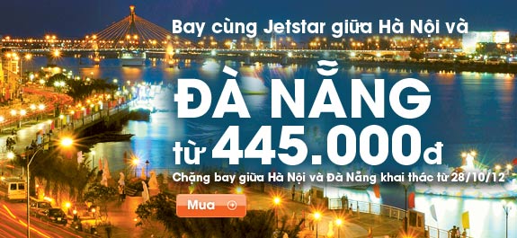 Vé Jetstar giá rẻ trong tháng 11/2012: